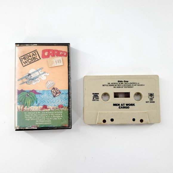 Men at Work "Cargo"‎ Cassette Tape 1983 - Picture 1 of 2